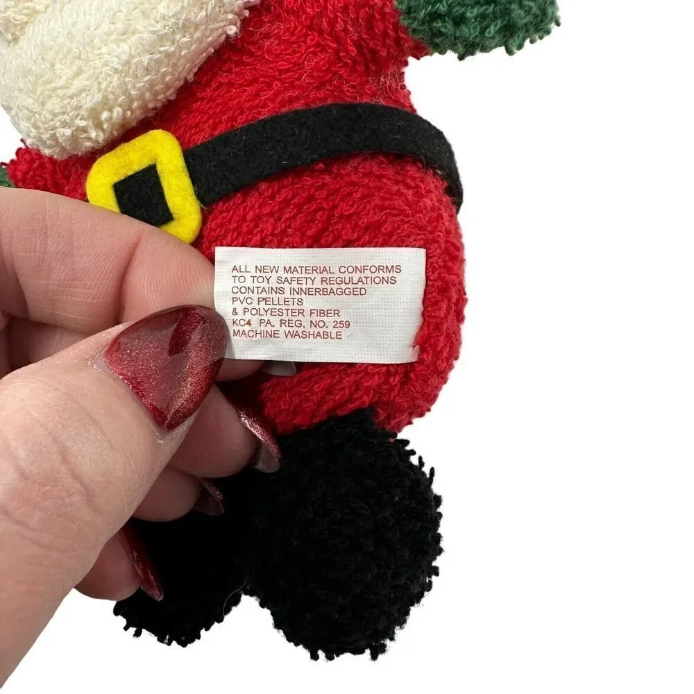 Russ Polar Pals Santa Claus‎ 7 Inch Plush Terry Cloth Stuffed Toy Christmas